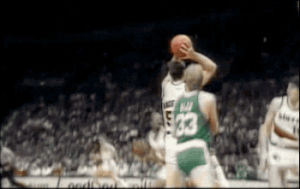 NBA.gifSTORY — Larry Bird and Kevin McHale — Boston Celtics