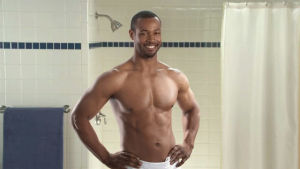 agree,shower,old spice,yes,commercial,nodding,muscles,nod