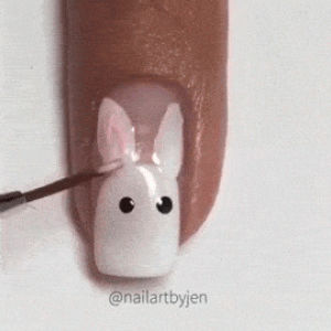 easter,rabbit,bunny,pastel,diy,nails,nail art,easter bunny,manicure,nail tutorial,easter nails