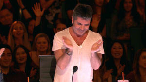 agree,simon cowell,applause,standing ovation,happy,agt