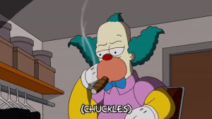 krusty,episode 21,laugh,season 20,krusty the clown,chuckle,20x21