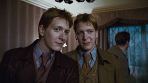 weasley twins,fred and george weasley,harry potter,deal with it