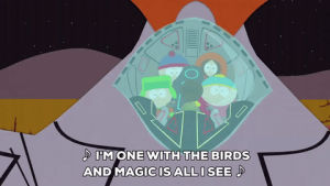 eric cartman,stan marsh,kyle broflovski,kenny mccormick,flying,kyle,spaceship