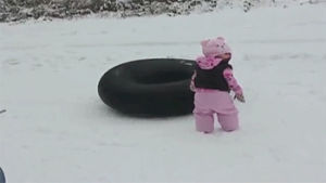 slide,dog,baby,fun,snow,lazy,wee