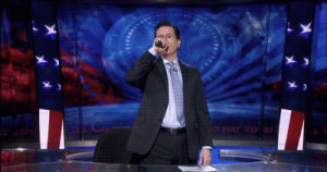 television,stephen colbert,the colbert report,mic drop,we did it,rant over,end rant,drops mic