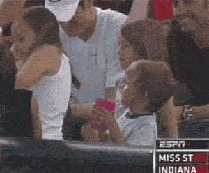 foul ball,sports,fail,baseball,buzzfeed,indiana,mississippi state,college world series,foul ball kid
