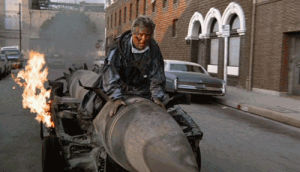 frank drebin,please disperse,the naked gun,comedy,fireworks,tank,gas,explosions,missile,naked gun,police squad