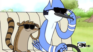 sly,regular show,cool,swag,sunglasses