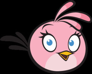 angry birds,pretty,cartoon,angry birds movie,eyelashes,transparent,animation,cute,pink,video game,girly
