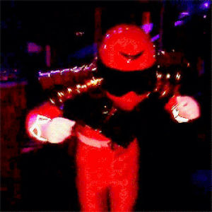 red,dance,party,justin bieber,costume,power ranger