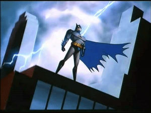 comics,batman the series,90s,batman,cartoons,lightning