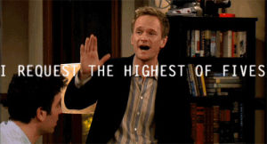 how i met your mother,barney stinson,high five,neil patrick harris