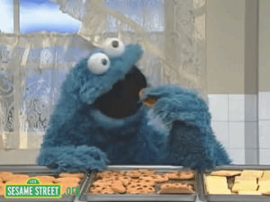 cookie monster,cookies,sesame street,chocolate chip