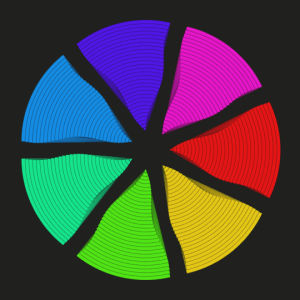 GIF spinning perfect loop colorful - animated GIF on GIFER