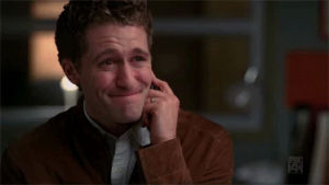 happy,glee,crying,phone,will schuester