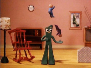 gumby,juggling,baby