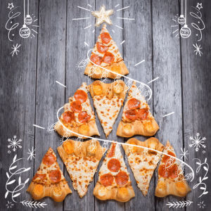 pizza,christmas,christmas tree,funny,pizza hut,tree