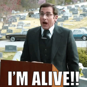 steve carell,im alive,anchorman,brick,join rons news crew,the legend continues