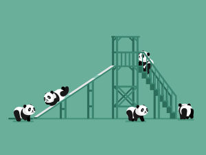 panda,vector,loop,china,cute,baby panda,exerciser