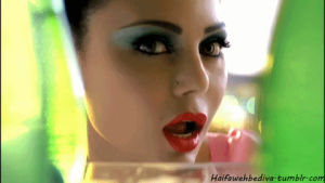 haifa wehbe,arabic,pinching cheeks,haifa,cute,lovey,model,singer,gorgeous,lebanon,pop star,rahhh,nerd girl,scary woman
