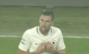 reaction,soccer,reactions,roma,as roma,strootman,kevin strootman,are you kidding,what,who me,why me