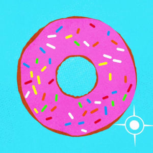 eating,food,sweet,donut,treat,doughnut,nut,dunkin,frosting,loosekeys,fkc,d nut,dunkin donut,sprinkle