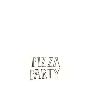 pizza party,pizza,illustration,drawing,amanda cw