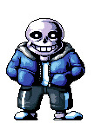 Sans undertale pixel art high quality