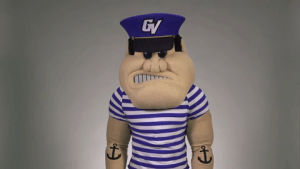 louie the laker,thumbs down,gvsu,grand valley,grand valley state
