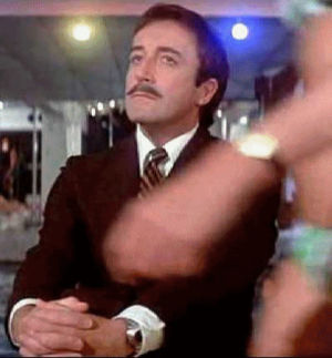 vintage,nostalgia,pool,inspector clouseau,peter sellers,70s,nostalgic,1975,the pink panther,retro,pink panther,old hollywood,clouseau,film,1970s,movie,classic film,classic movies,classic hollywood,classic actor