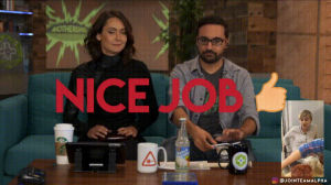 well done,nice job,thumbs up,nerdist,hector navarro,jessica chobot,mothership,i did it,you did it,amy vorpahl,geeksundry