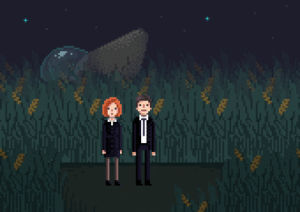 8 bit,film,agent mulder,agent scully,the x files