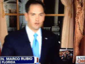 republican,marco rubio,republican party,pathetic,obama,politics,oops,lmfao,idiot,republicans,state of the union,dumbass,state of the union address,douche bag