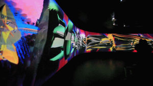 abstraction,art,tech,installation,interactive,display,projection