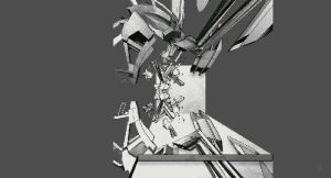architecture,art,music video,glitch,wtf,abstract,bird,flying,fly,building,grey,flow,amnesia scanner