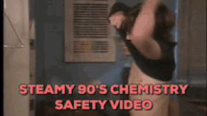 safety first,90s,college,high school,chemistry,dumb shit,starting with safety,this poor kids face tho