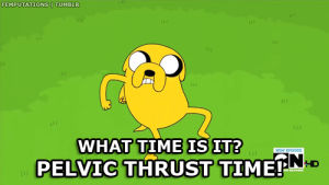 adventure time,party time,pelvic thrust,one direction,jake the dog,pelvic thrust time