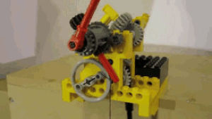 lego,mechanical,clock