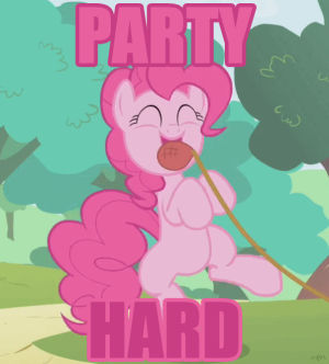mlp,funny,my little pony,party hard,pinkie pie,brony