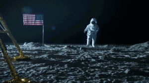 moon landing,oops,conspiracy,wrong door,astronaut,space,conspiracy theory