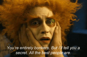 alice in wonderland,quote,johnny depp,the mad hatter