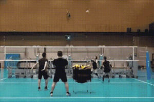 volleyball,robot,sports,team,spikes,blockers