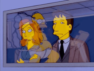 simpsons,homer simpson,dana scully,fox mulder,the x files