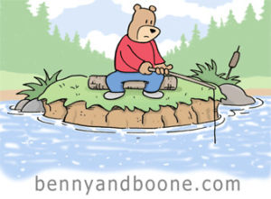 fishing,bear,boone,benny