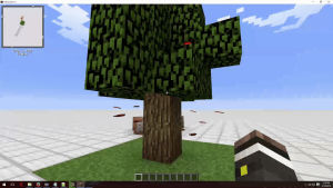 minecraft,apple,tree