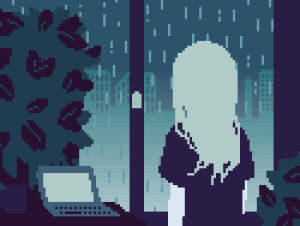 pixel art,rain,raining,weather,pixels