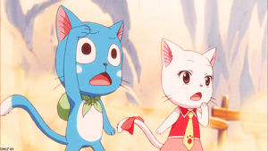 happy,fairy tail,cuties,carla,standing up,27 0
