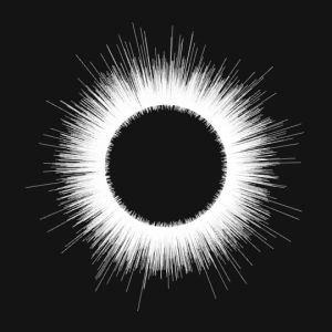 black and white,processing,perfect loop,creative coding,black hole sun
