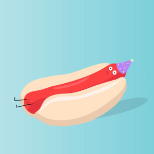 hot dog,national hot dog day,sad hot dog,hot dog animation