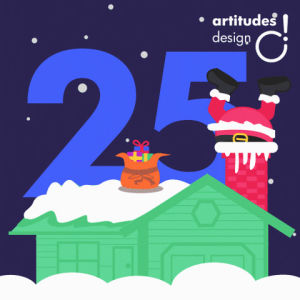 25,artitudes,artitudes design,chimney,christmas,snow,santa,roof,snowy,christmas day,day 25